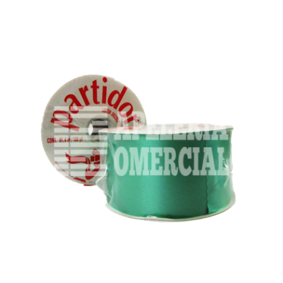 MERCERIA LISTON CELOSA PARTIDOR #22 ROLLO VERDE BANDERA